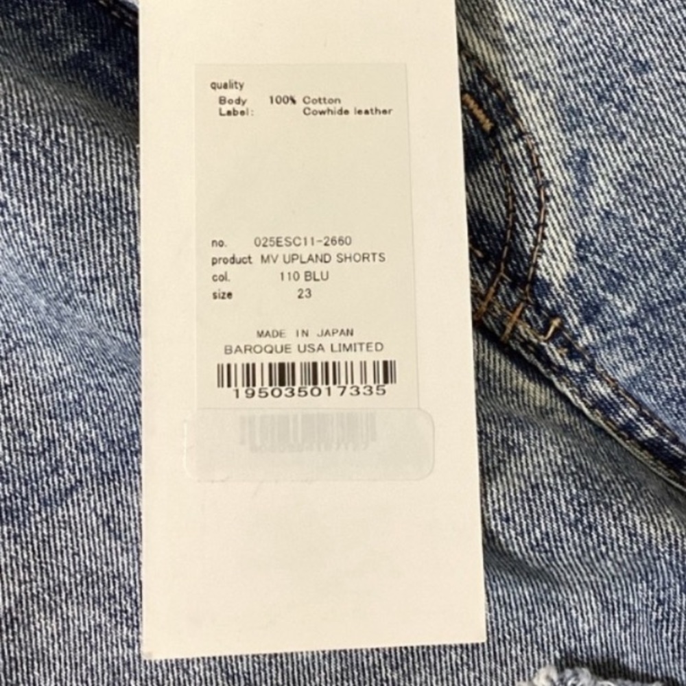 MOUSSY VINTAGE Upland Cut Off Shorts SIZE 23 NWT - Picture 10 of 14